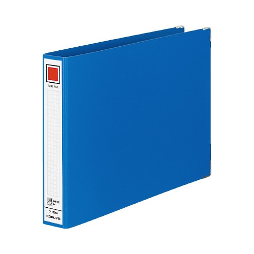 チューブファイルＭタイプ青Ａ４横背幅４４ｍｍ