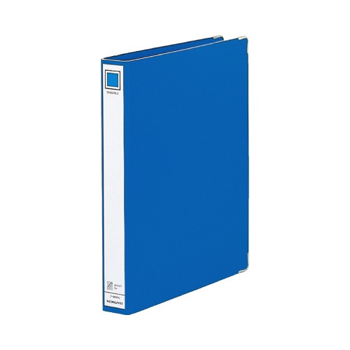 リングファイル　Ａ４縦２００枚収容　４穴　青