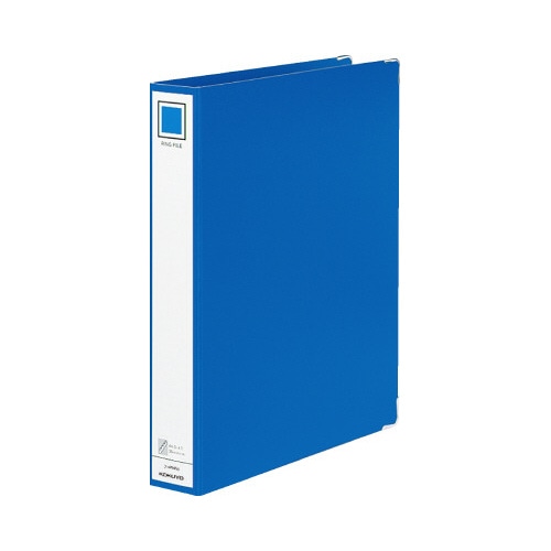 リングファイル　Ａ４縦３１０枚収容　４穴　青