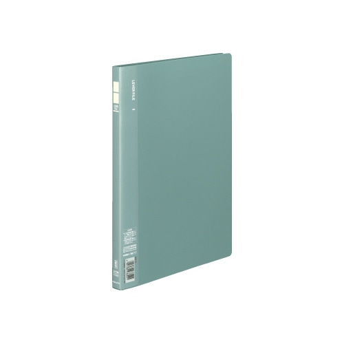 レバーファイルＭＺ　ＰＰ背背紙式Ａ４縦　１００枚緑