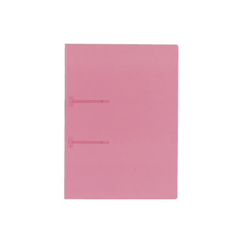 ファスナーファイルクリヤーカラーＡ４縦２穴　Ｐ