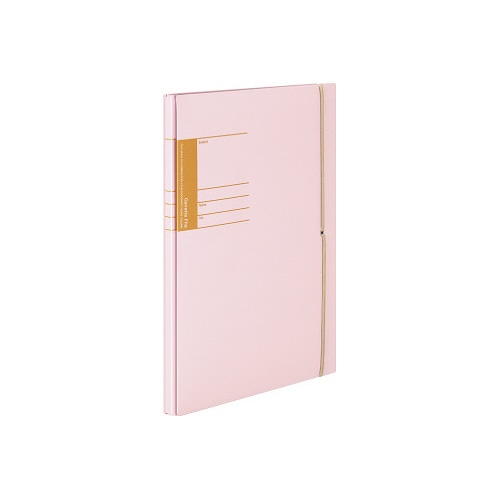 学校プリント用ガバットファイル　Ａ４Ｓ　ピンク