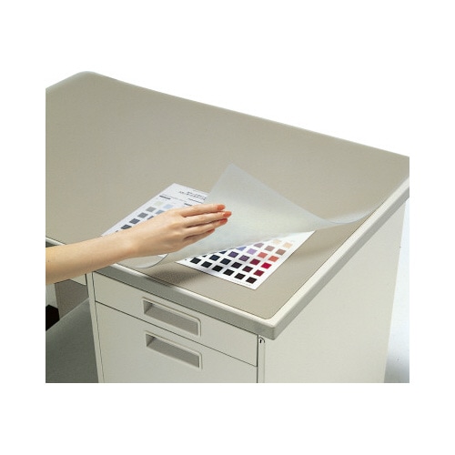 デスクマット軟質つや消Ｗ下敷付　９８７×６８７ｍｍ