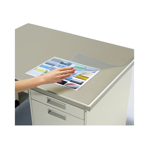 デスクマット軟質透明　下敷付９０２×６２２ｍｍ