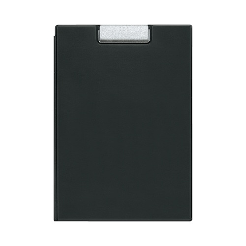 クリップホルダー（カバー付き用箋挟）Ａ４　黒