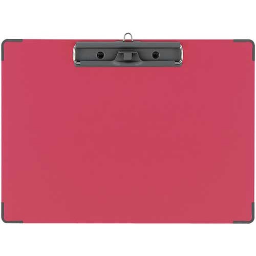 用箋挟Ｂ（総クロス貼り）カラーＡ４長辺とじ赤