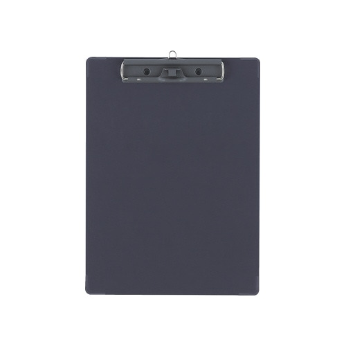 用箋挟Ｂ（総クロス貼り）カラーＡ４短辺とじ濃灰