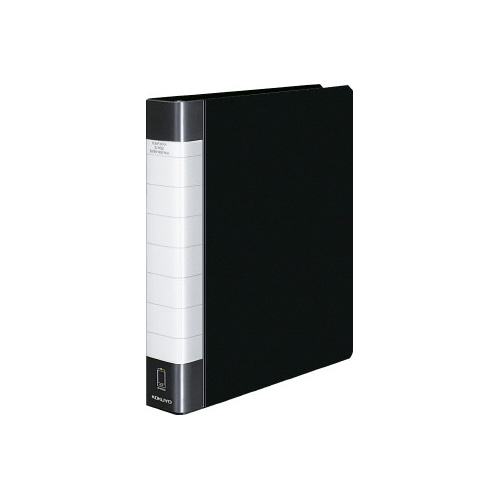 クリヤーブックタフボディ黒Ａ４縦背幅４８ｍｍ