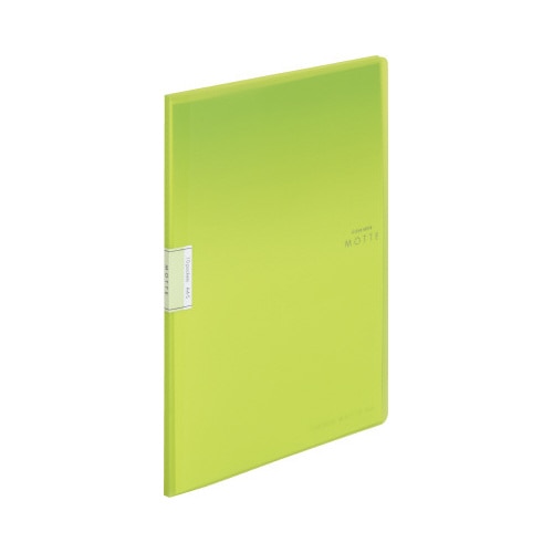 クリヤーブックモッテＡ４縦　１０Ｐ　黄緑