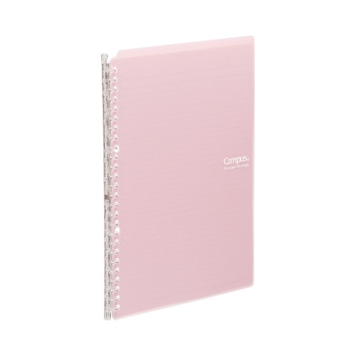 バインダー＜スマートリング＞ＰＰＢ５縦２６穴薄桃