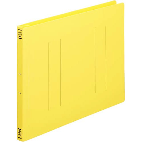 フラットファイル＜ＰＰ＞　Ａ４横　黄　１０冊