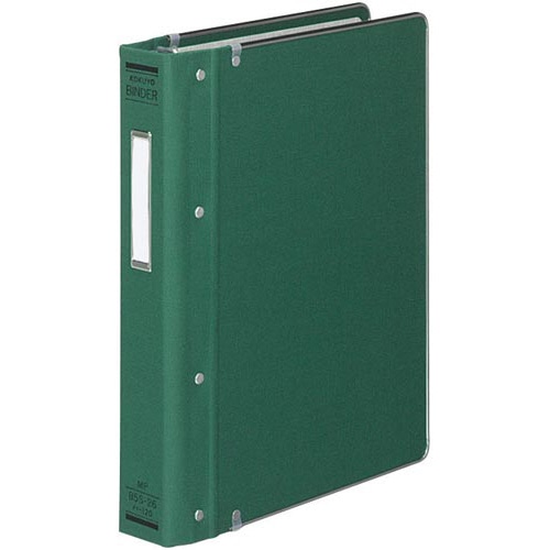 バインダーＭＰ　Ｂ５縦２００枚収容　総布貼　緑４冊