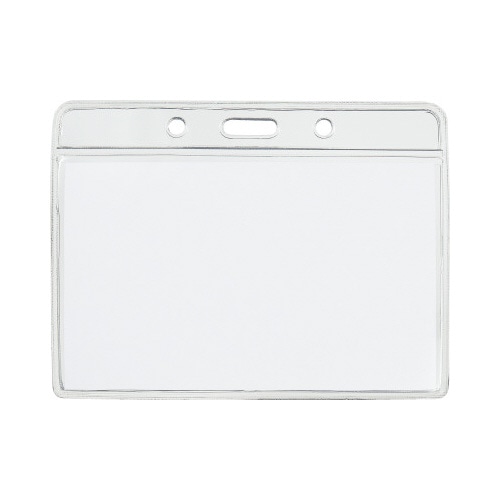 ソフト名札ケース（名刺サイズチャックなし）１００枚