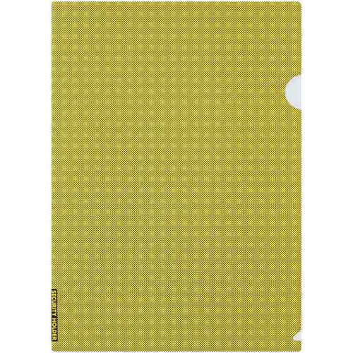 クリヤーホルダーセキュリティビューＡ４黄　５枚