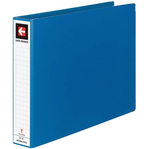 データバインダーＴワイド１１×１５　２２穴青１０冊