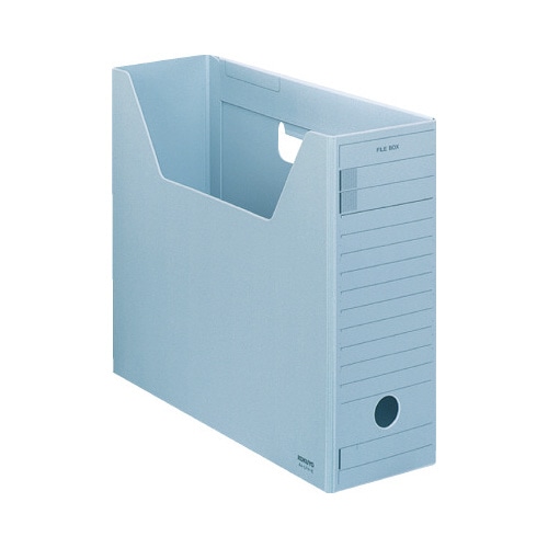 ファイルボックス　Ｈタイプ　ＰＰ　Ａ４横　青　５個