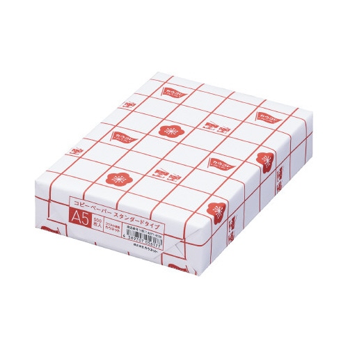 コピー用紙　スタンダード　Ａ５　１冊（５００枚）