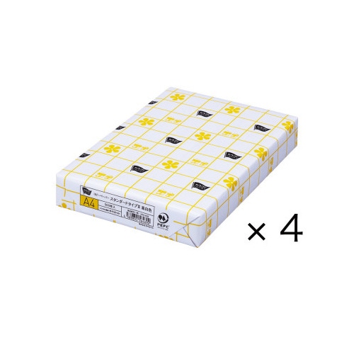 タイプ３　高白色　Ａ４　１冊（５００枚）×４