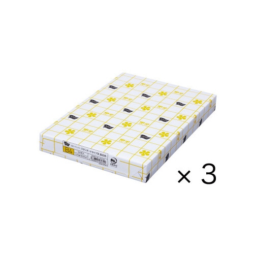タイプ３　高白色　Ｂ４　１冊（５００枚）×３