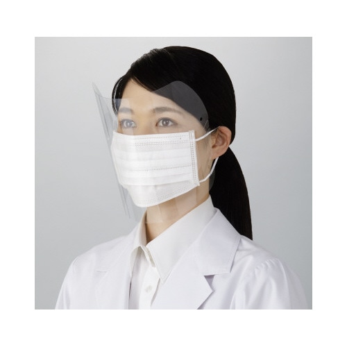 フェイスシールド　マスク装着タイプ　１０枚入×５０