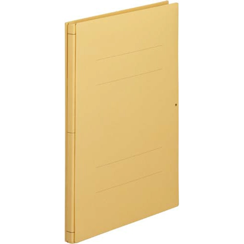 背幅が伸びるファイル　Ａ４縦　イエロー　１０冊