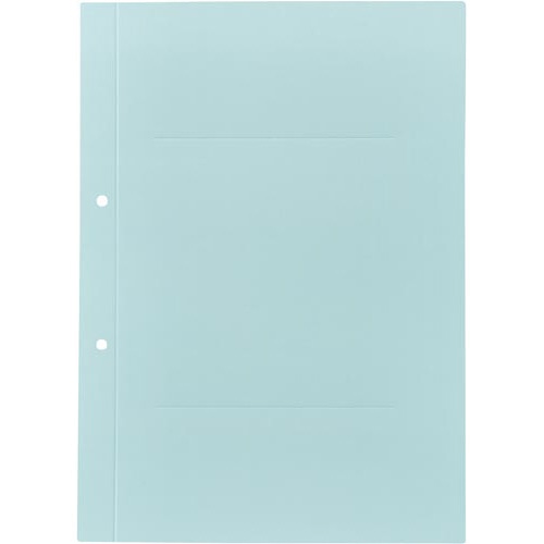 ラベルが剥がしやすい背付き板目表紙Ａ４縦青１０組