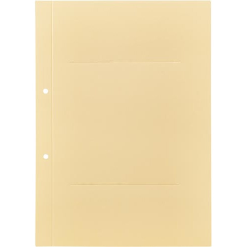 ラベルが剥がしやすい背付き板目表紙Ａ４縦黄５０組