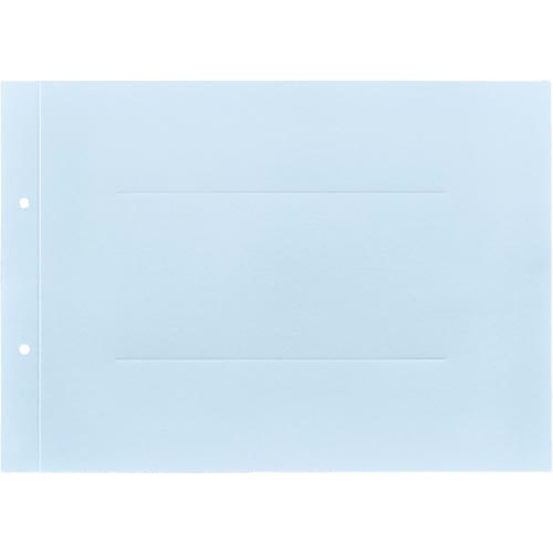 ラベルが剥がしやすい背付板目表紙Ａ４横青１００組