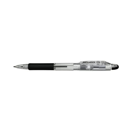 ノック式ボールペン　ジムノック０．５ｍｍ　黒５本
