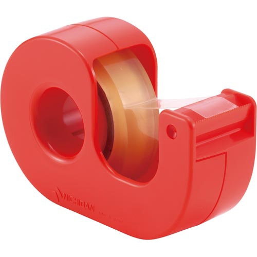 セロテープ小巻　まっすぐ切れる　Ｃレッド　１０個