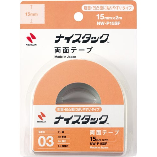 ナイスタック　粗面・凹凸面　１５ｍｍ　小巻　１０巻