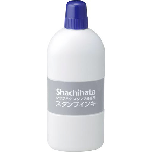 シヤチハタスタンプ台専用補充インキ　大瓶　藍