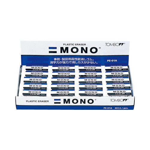 モノ消しゴム　ＰＥ－０１Ａ×４０