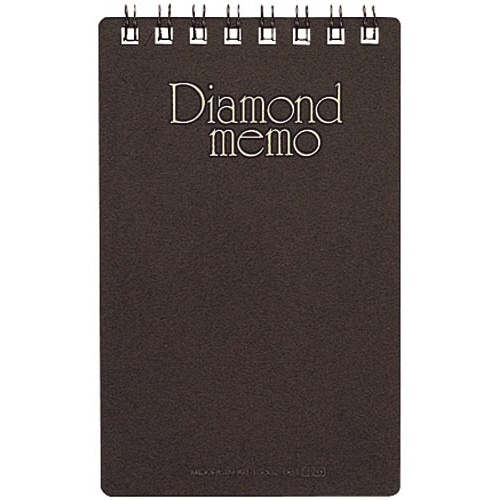 ダイヤメモ＜Ｍ＞黒　５ｍｍ幅罫　４０枚　１０冊