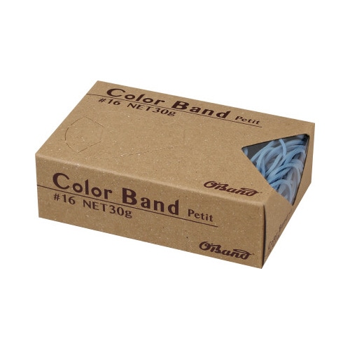 オーバンド　カラープチ３０ｇ箱　ライトブルー　５箱