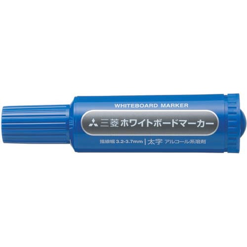 ホワイトボードマーカー　太字丸芯　青　１０本