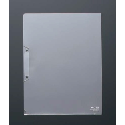 クリヤーホルダーストッパー付きＡ４縦　乳白　５枚