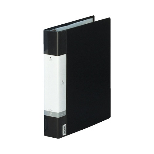 クリヤーブック交換式　黒　Ａ４縦背幅５０ｍｍ