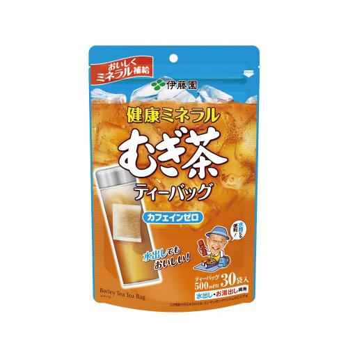 健康ミネラルむぎ茶ティーバッグ　３０袋×３※