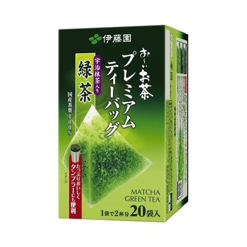 プレミアムティーバッグ　抹茶入り緑茶　２０袋※