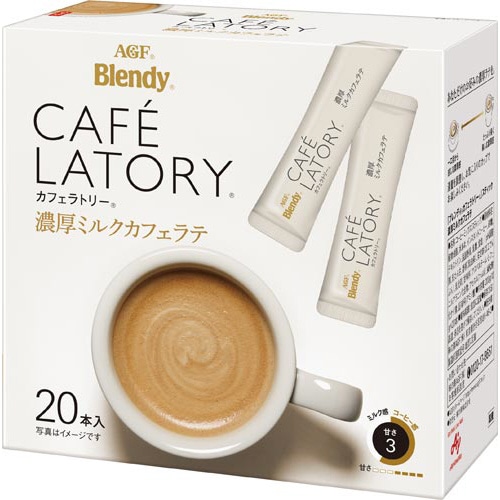 カフェラトリースティック　濃厚ミルクラテ１８本×３※