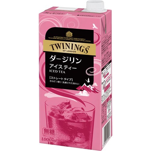 トワイニング無糖ダージリン　１Ｌ　６パック※