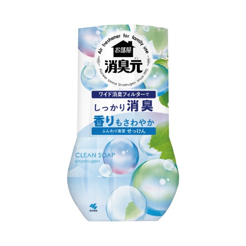 お部屋の消臭元　せっけん　４００ｍｌ×４