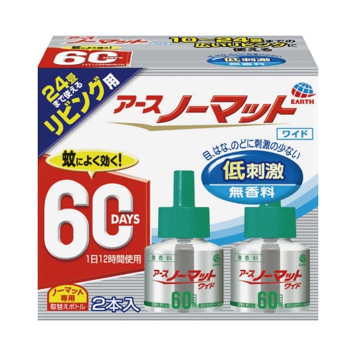 ノーマットワイドリビング用取替６０日用無香２本×５