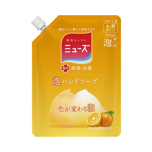 ミューズ泡ハンドフルーティＦ大型詰替４５０ｍｌ×４