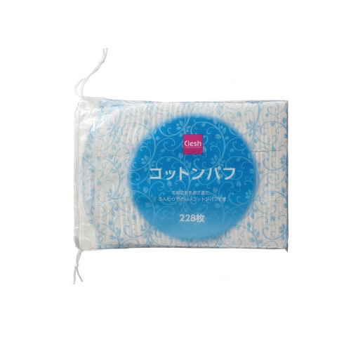 バラ）Ｃｌｅｓｈ　コットンパフ　２２８枚