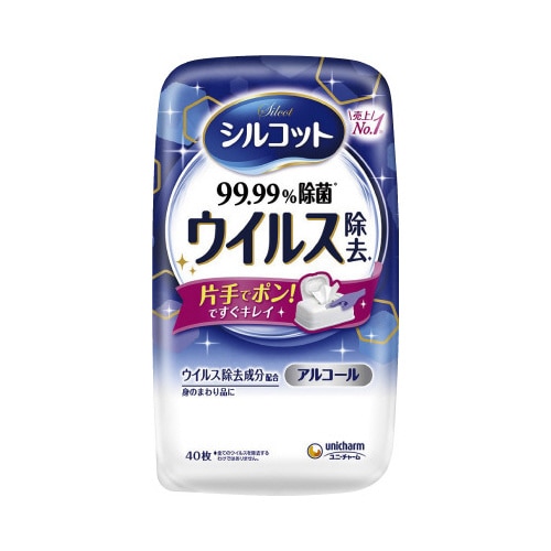 シルコット　ノロクリアウェット除菌　本体　４０枚