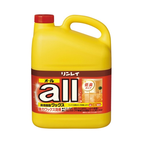 床用樹脂ワックス　オール　４Ｌ×３