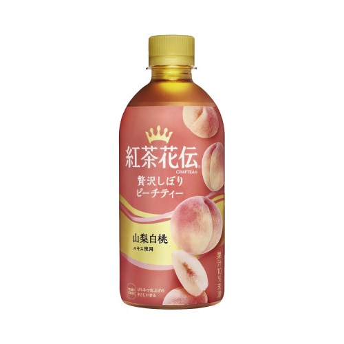紅茶花伝クラフティ　ピーチティー　４４０ｍｌ２４本※