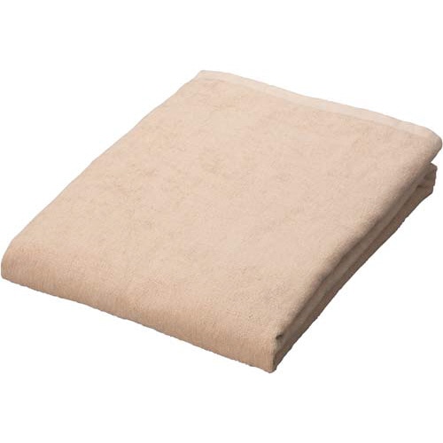業務用スレン染め　大判バスタオル　ベージュ　５枚入